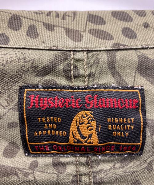 Hysteric Glamour（ヒステリックグラマー）Hysteric Glamour (ヒステリックグラマー) ミリタリーシャツ グリーン サイズ:Freeの古着・服飾アイテム