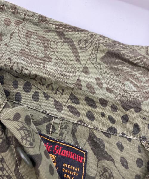 Hysteric Glamour（ヒステリックグラマー）Hysteric Glamour (ヒステリックグラマー) ミリタリーシャツ グリーン サイズ:Freeの古着・服飾アイテム