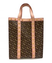 BURBERRY（バーバリー）の古着「2WAYショルダーバッグ」｜ブラウン×ピンク