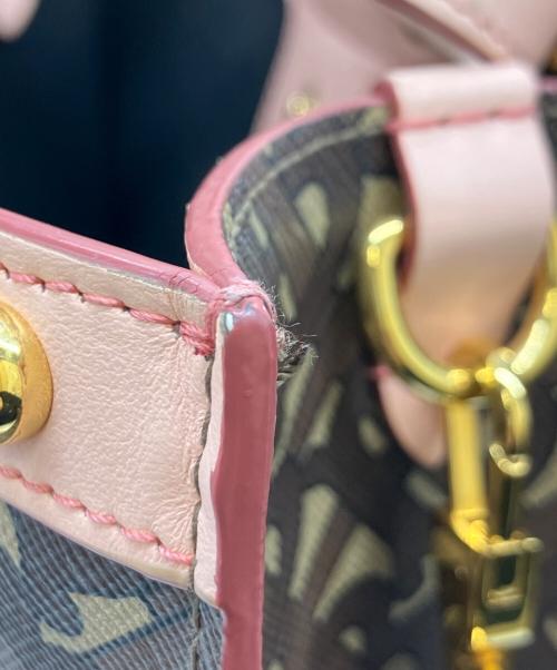 BURBERRY（バーバリー）BURBERRY (バーバリー) 2WAYショルダーバッグ ブラウン×ピンクの古着・服飾アイテム