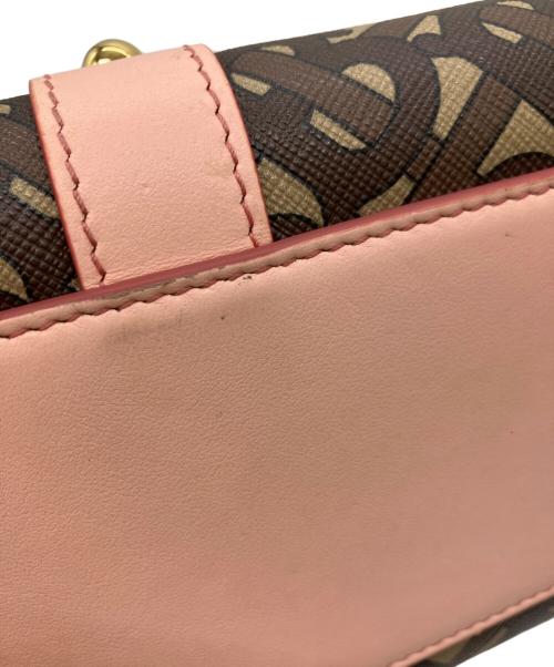BURBERRY（バーバリー）BURBERRY (バーバリー) 2WAYショルダーバッグ ブラウン×ピンクの古着・服飾アイテム