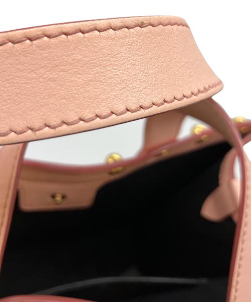 BURBERRY（バーバリー）BURBERRY (バーバリー) 2WAYショルダーバッグ ブラウン×ピンクの古着・服飾アイテム