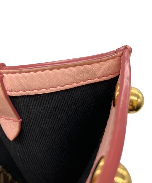 BURBERRY（バーバリー）BURBERRY (バーバリー) 2WAYショルダーバッグ ブラウン×ピンクの古着・服飾アイテム