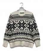 LAUREN RALPH LAURENローレンラルフローレン）の古着「厚手ニット」｜ホワイト