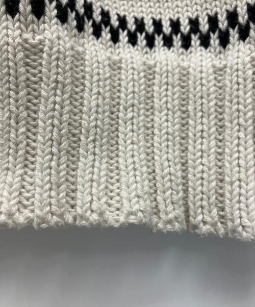 LAUREN RALPH LAUREN（ローレンラルフローレン）LAUREN RALPH LAUREN (ローレンラルフローレン) 厚手ニット ホワイト サイズ:Sの古着・服飾アイテム