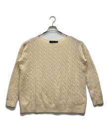 POLO RALPH LAUREN（ポロ・ラルフローレン）の古着「厚手ニット」｜ホワイト