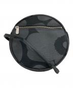 marimekkoマリメッコ）の古着「ショルダーバッグ」｜ブラック×グレー