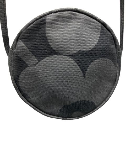marimekko（マリメッコ）marimekko (マリメッコ) ショルダーバッグ ブラック×グレーの古着・服飾アイテム