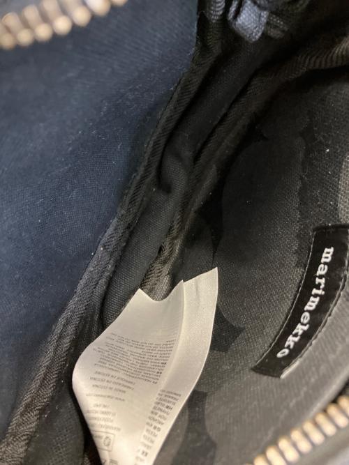 marimekko（マリメッコ）marimekko (マリメッコ) ショルダーバッグ ブラック×グレーの古着・服飾アイテム