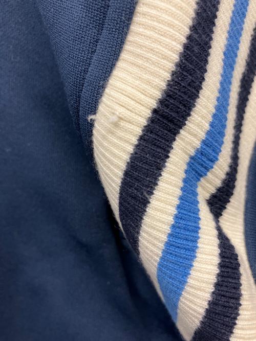 adidas（アディダス）adidas (アディダス) ジャケット ネイビー×ホワイト サイズ:M-Lの古着・服飾アイテム