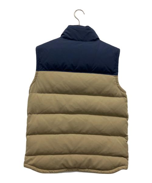 Patagonia（パタゴニア）Patagonia (パタゴニア) ダウンベスト ネイビー×カーキ サイズ:Sの古着・服飾アイテム