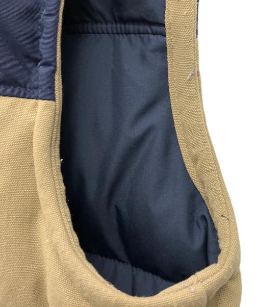 Patagonia（パタゴニア）Patagonia (パタゴニア) ダウンベスト ネイビー×カーキ サイズ:Sの古着・服飾アイテム