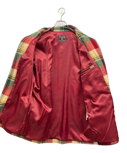 CHAPS RALPH LAUREN（チャップス ラルフローレン）CHAPS RALPH LAUREN (チャップス ラルフローレン) ジャケット レッド×グリーン サイズ:Lの古着・服飾アイテム