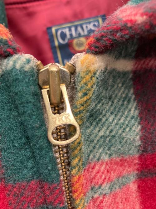 CHAPS RALPH LAUREN（チャップス ラルフローレン）CHAPS RALPH LAUREN (チャップス ラルフローレン) ジャケット レッド×グリーン サイズ:Lの古着・服飾アイテム