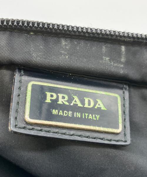PRADA（プラダ）PRADA (プラダ) ナイロンショルダーバッグ ブラックの古着・服飾アイテム