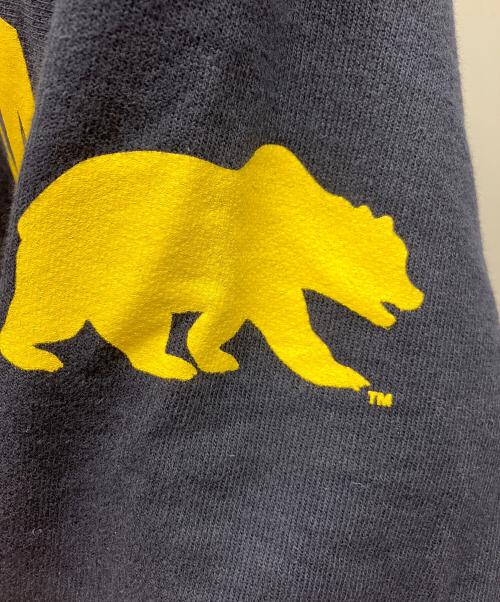 Champion REVERSE WEAVE（チャンピオン リバース ウィーブ）Champion REVERSE WEAVE (チャンピオン リバース ウィーブ) プルオーバーパーカー ネイビー×イエロー サイズ:Lの古着・服飾アイテム