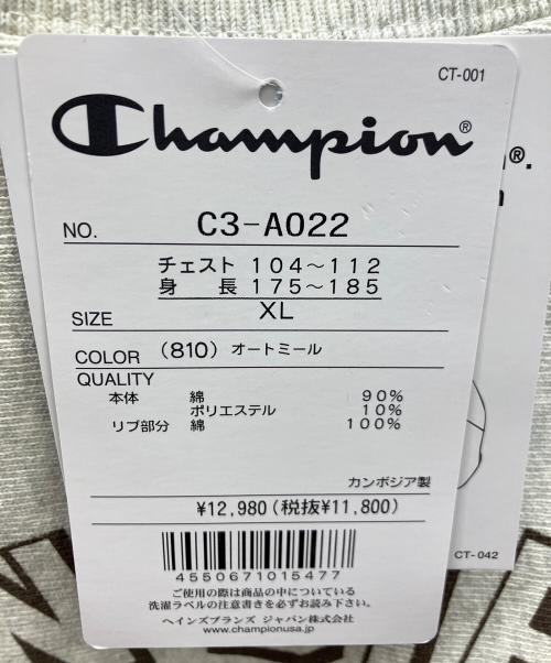 Champion REVERSE WEAVE（チャンピオン リバース ウィーブ）Champion REVERSE WEAVE (チャンピオン リバース ウィーブ) スウェット ライトグレー サイズ:XLの古着・服飾アイテム