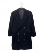 Y'sワイズ）の古着「ダブルチェスターコート」｜ブラック