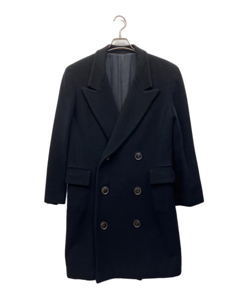 Y's（ワイズ）Y's (ワイズ) ダブルチェスターコート ブラック サイズ:-の古着・服飾アイテム