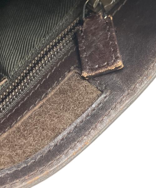 GUCCI（グッチ）GUCCI (グッチ) ショルダーバッグ ダークブラウン×ベージュの古着・服飾アイテム