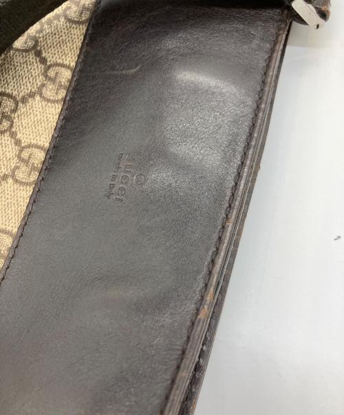 GUCCI（グッチ）GUCCI (グッチ) ショルダーバッグ ダークブラウン×ベージュの古着・服飾アイテム