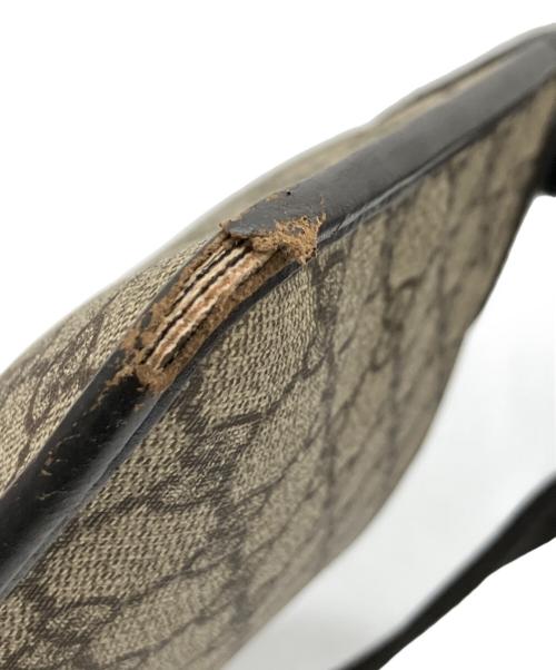 GUCCI（グッチ）GUCCI (グッチ) ショルダーバッグ ダークブラウン×ベージュの古着・服飾アイテム