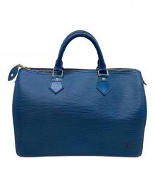 LOUIS VUITTON（ルイ ヴィトン）の古着「ミニボストンバッグ」｜ブルー