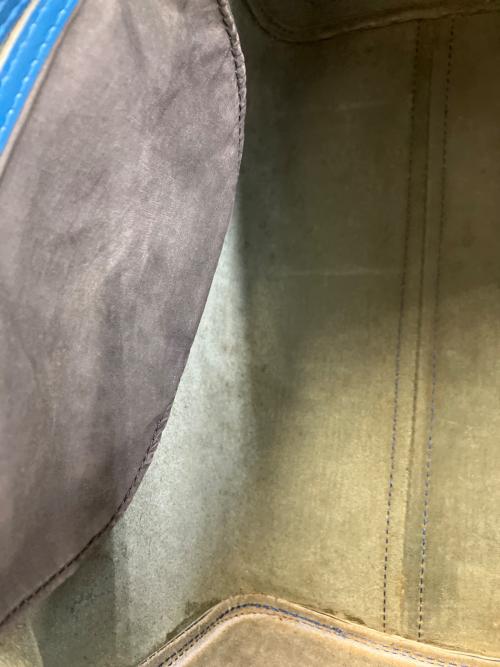 LOUIS VUITTON（ルイ ヴィトン）LOUIS VUITTON (ルイ ヴィトン) ミニボストンバッグ ブルーの古着・服飾アイテム