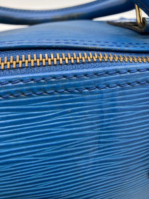 LOUIS VUITTON（ルイ ヴィトン）LOUIS VUITTON (ルイ ヴィトン) ミニボストンバッグ ブルーの古着・服飾アイテム