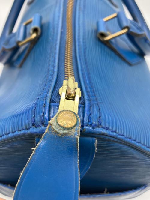 LOUIS VUITTON（ルイ ヴィトン）LOUIS VUITTON (ルイ ヴィトン) ミニボストンバッグ ブルーの古着・服飾アイテム