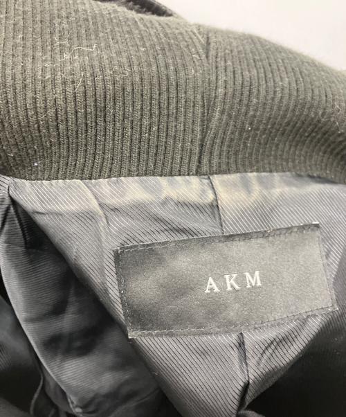 AKM（エーケーエム）AKM (エーケーエム) ラムレザージャケット ブラック サイズ:Sの古着・服飾アイテム