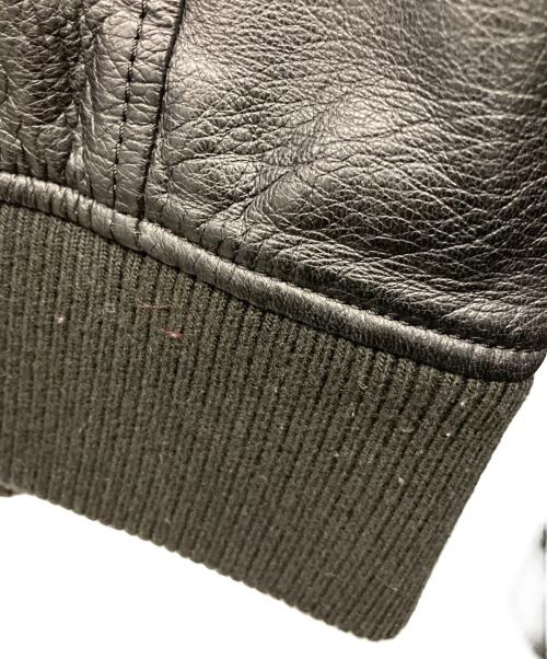 AKM（エーケーエム）AKM (エーケーエム) ラムレザージャケット ブラック サイズ:Sの古着・服飾アイテム