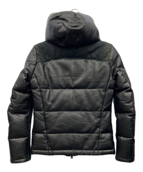 wjk（ダブルジェイケー）wjk (ダブルジェイケー) ラムレザーダウンジャケット ブラック サイズ:Sの古着・服飾アイテム