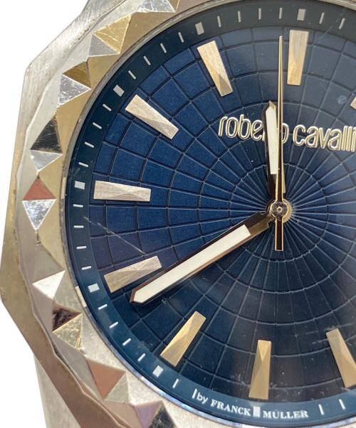 ROBERTO CAVALLI（ロベルトカヴァリ）ROBERTO CAVALLI (ロベルトカヴァリ) 腕時計 ネイビーの古着・服飾アイテム