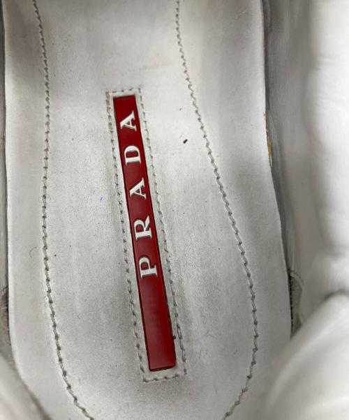 PRADA（プラダ）PRADA (プラダ) スニーカー レッド サイズ:8の古着・服飾アイテム