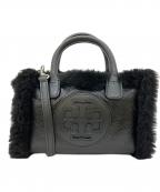 TORY BURCHトリーバーチ）の古着「ミニトートバッグ」｜ブラック