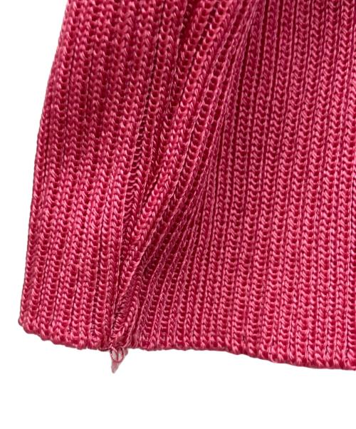 ISSEY MIYAKE（イッセイミヤケ）ISSEY MIYAKE (イッセイミヤケ) 薄手ニット ピンク サイズ:Mの古着・服飾アイテム