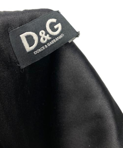 DOLCE & GABBANA（ドルチェ＆ガッバーナ）DOLCE & GABBANA (ドルチェ＆ガッバーナ) ノースリーブワンピース ブラック サイズ:38の古着・服飾アイテム