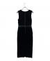 DOLCE & GABBANA (ドルチェ＆ガッバーナ) ノースリーブワンピース ブラック サイズ:38：10000円