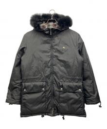 BURBERRY BLACK LABEL（バーバリーブラックレーベル）の古着「ダウンジャケット」｜ブラック
