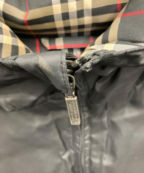 BURBERRY BLACK LABEL（バーバリーブラックレーベル）BURBERRY BLACK LABEL (バーバリーブラックレーベル) ダウンジャケット ブラック サイズ:Mの古着・服飾アイテム