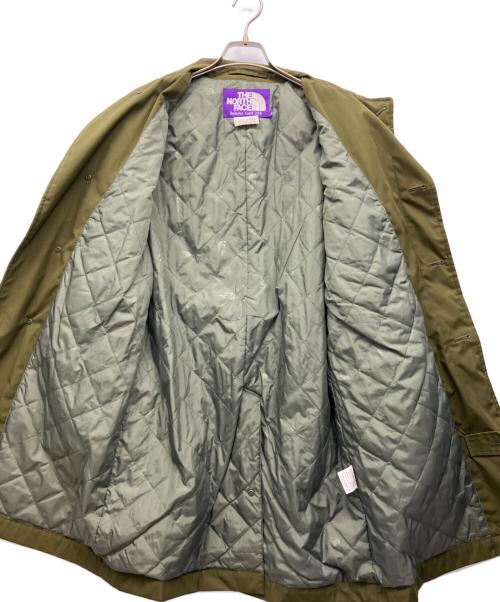 THE NORTHFACE PURPLELABEL（ザ・ノースフェイス パープルレーベル）THE NORTHFACE PURPLELABEL (ザ・ノースフェイス パープルレーベル) 65/35クロス ステンカラーコート グリーン サイズ:Mの古着・服飾アイテム