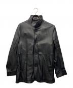 D'URBANダーバン）の古着「ラムレザーコート」｜ブラック