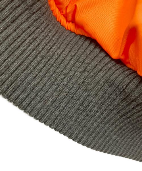 MARCELO BURLON（マルセロバーロン）MARCELO BURLON (マルセロバーロン) ALPHA (アルファ) MA-1フライトジャケット ブラック サイズ:XXSの古着・服飾アイテム