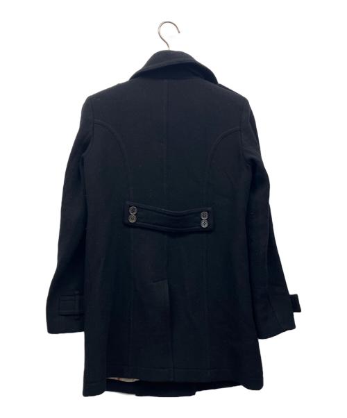 BURBERRY LONDON（バーバリーロンドン）BURBERRY LONDON (バーバリーロンドン) Pコート ブラック サイズ:38の古着・服飾アイテム