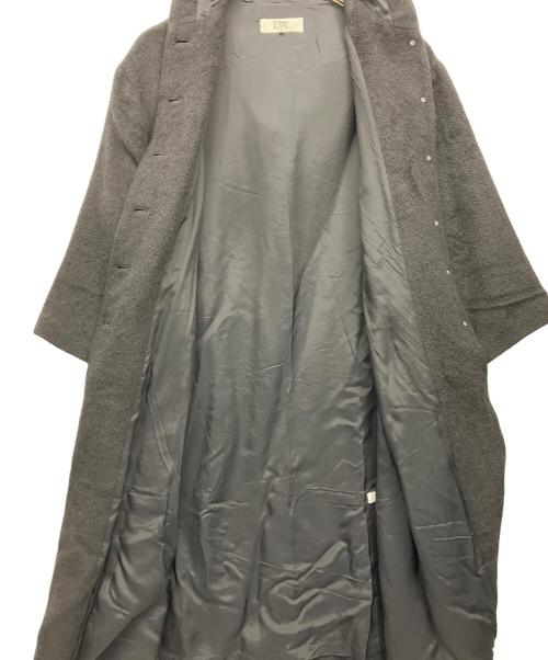 DEUXIEME VOL（DEUXIEME VOL）DEUXIEME VOL (DEUXIEME VOL) フーデッドコート ブラック サイズ:9の古着・服飾アイテム