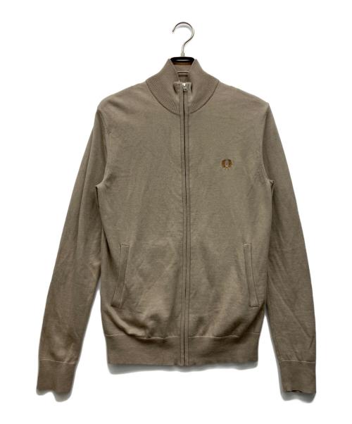 FRED PERRY（フレッドペリー）FRED PERRY (フレッドペリー) ドライバーズフルジップニット ベージュ サイズ:Sの古着・服飾アイテム