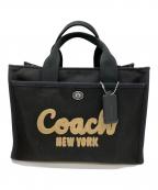 COACHコーチ）の古着「2WAYトートバッグ」｜ブラック