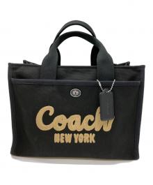 COACH（コーチ）の古着「2WAYトートバッグ」｜ブラック