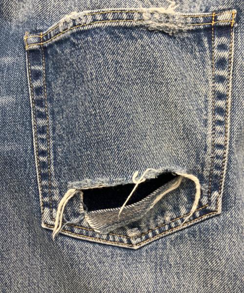 H BEAUTY&YOUTH（エイチ ビューティー&ユース）H BEAUTY&YOUTH (エイチ ビューティー&ユース) DISTRESSED DENIM 5P PANTS インディゴ サイズ:Lの古着・服飾アイテム